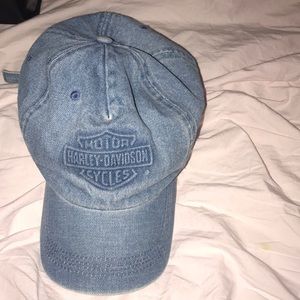 Blue Jean Harley Davidson Motorcycle hat